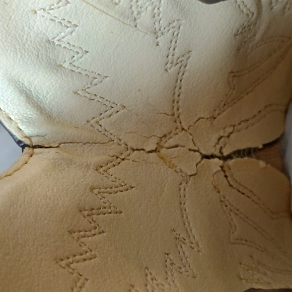 Old West Toddler Leather Cowboy Boots Tubbie Crazy Horse - Picture 7 of 13